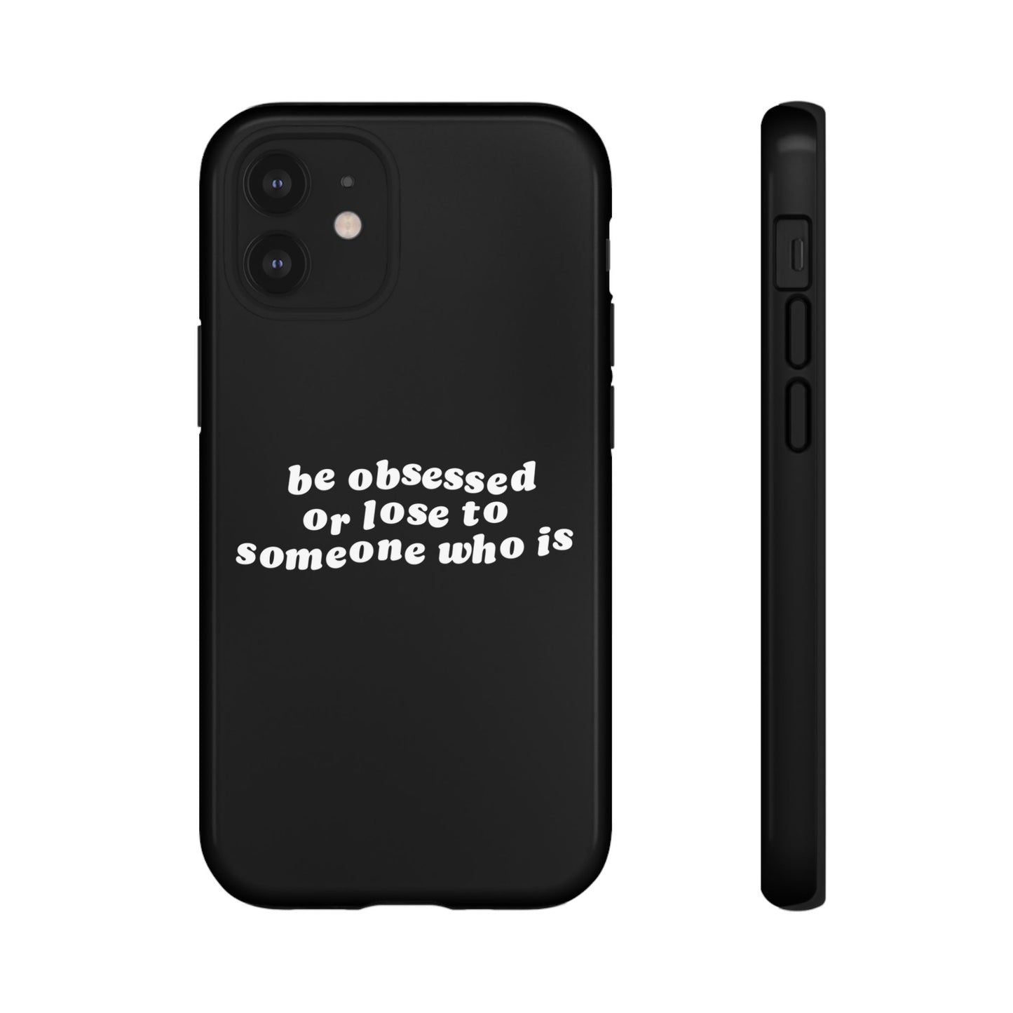 Be Obsessed Hard Case Schwarz iPhone