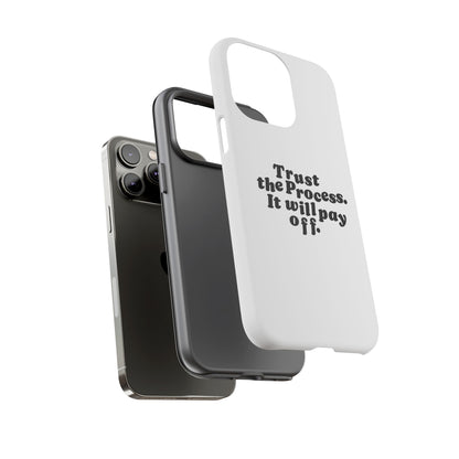 Trust harder Hard Case Weiß iPhone
