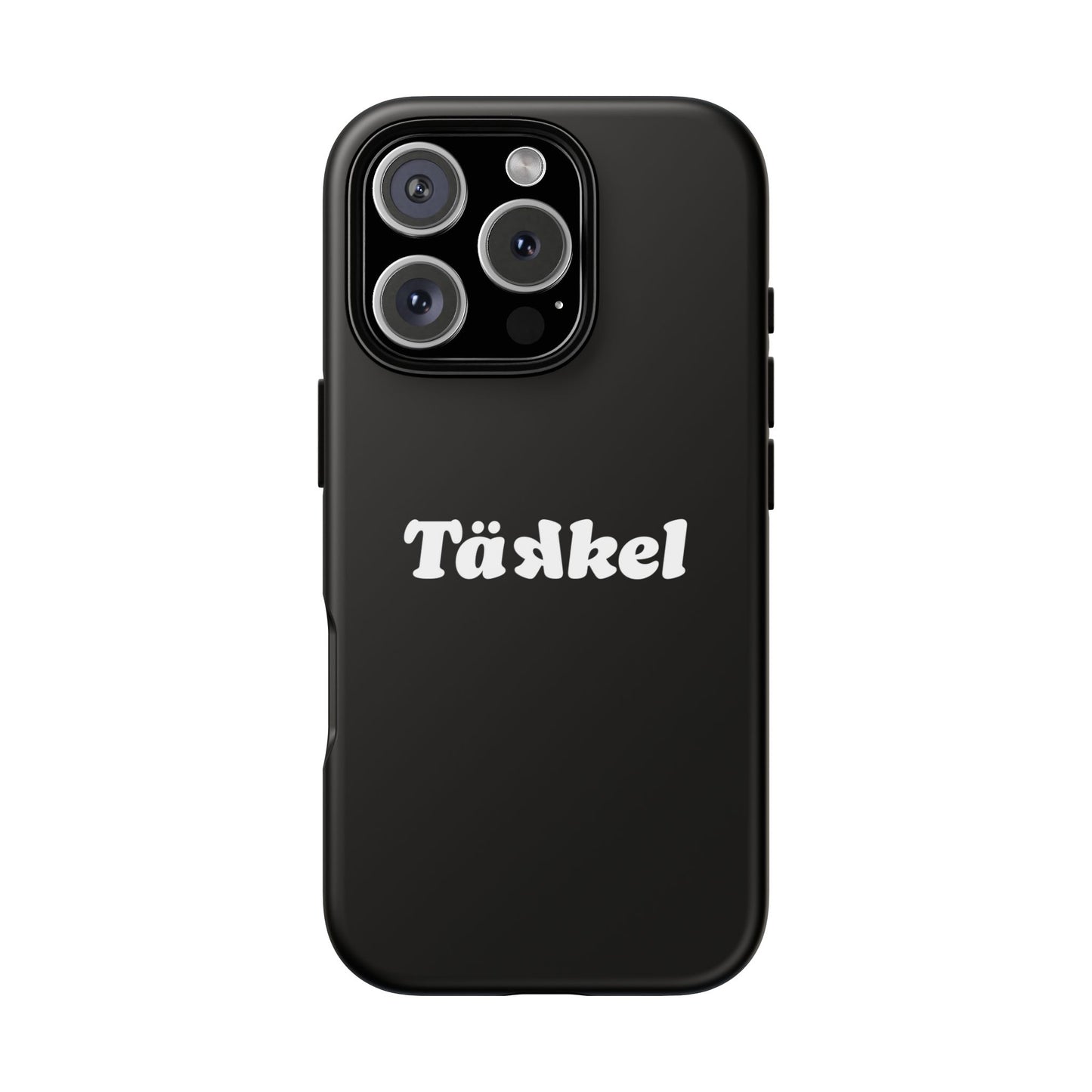 TÄKKEL Classic Hard Case Schwarz iPhone