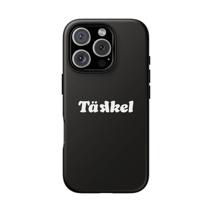 TÄKKEL Classic Hard Case Schwarz iPhone