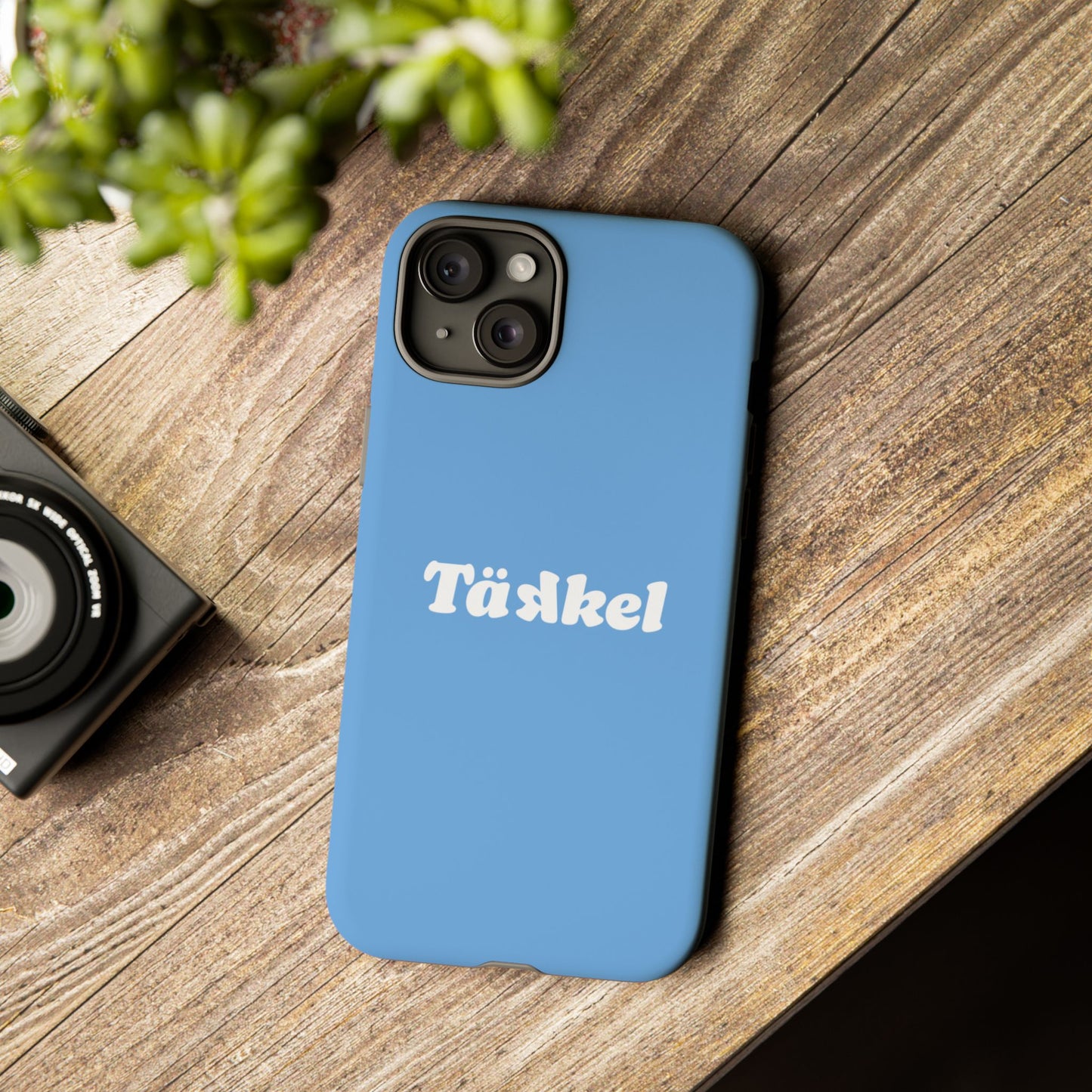 TÄKKEL Classic Hard Case Babyblau iPhone