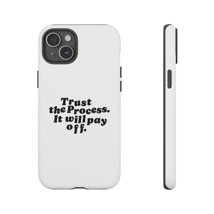 Trust harder Hard Case Weiß iPhone