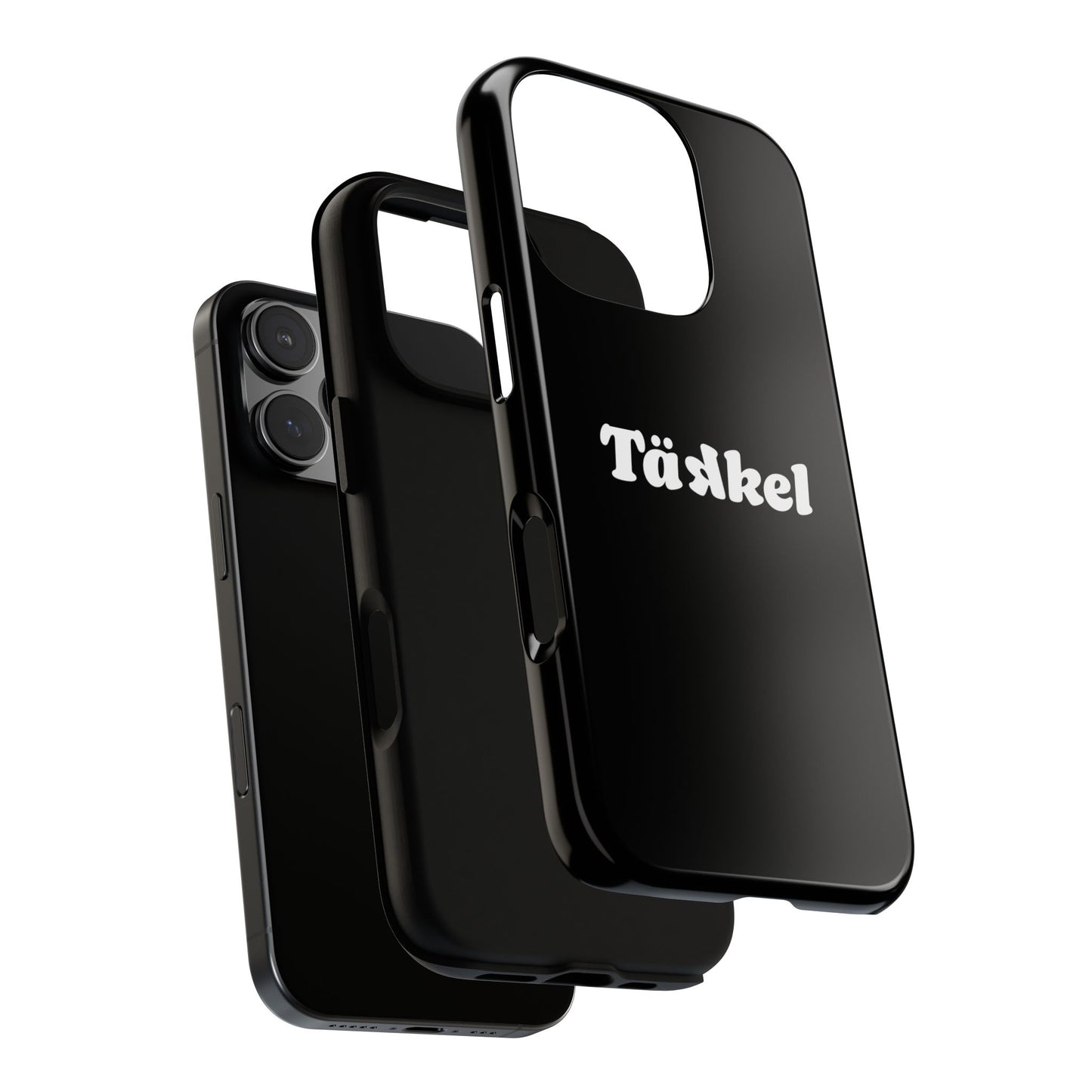 TÄKKEL Classic Hard Case Schwarz iPhone