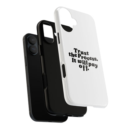 Trust harder Hard Case Weiß iPhone