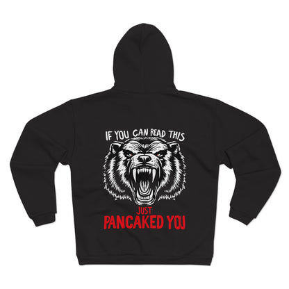Unisex Zip Hoodie PANCAKED