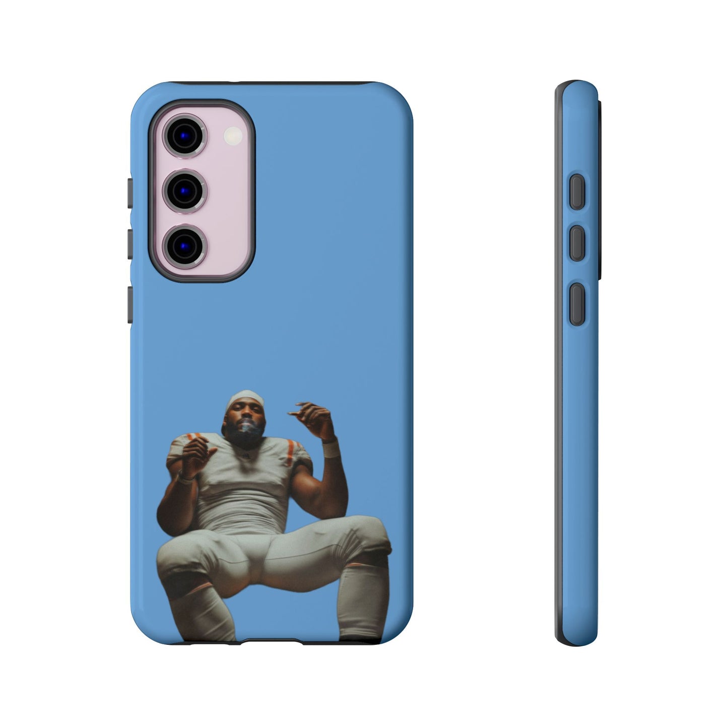 Who´s gonna smoke Hard Case Babyblau Samsung