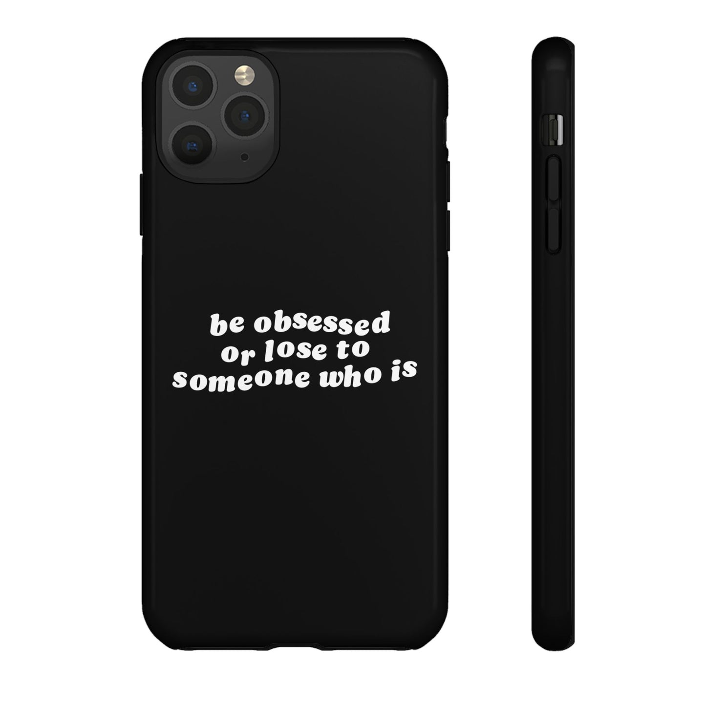 Be Obsessed Hard Case Schwarz iPhone
