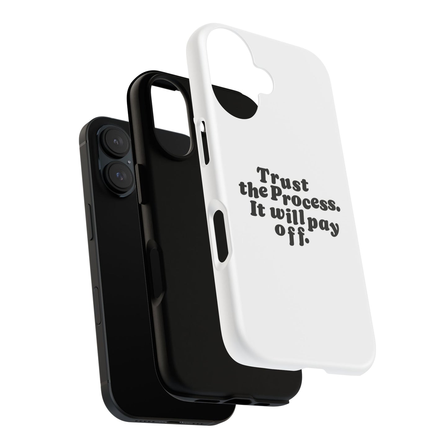 Trust harder Hard Case Weiß iPhone