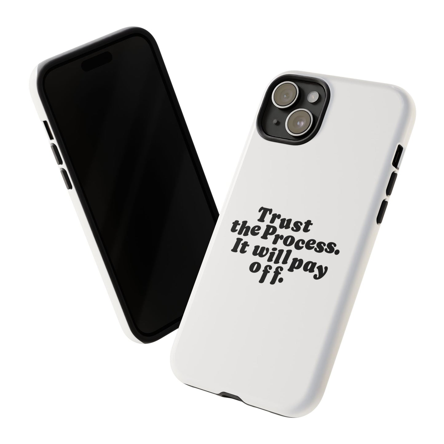 Trust harder Hard Case Weiß iPhone
