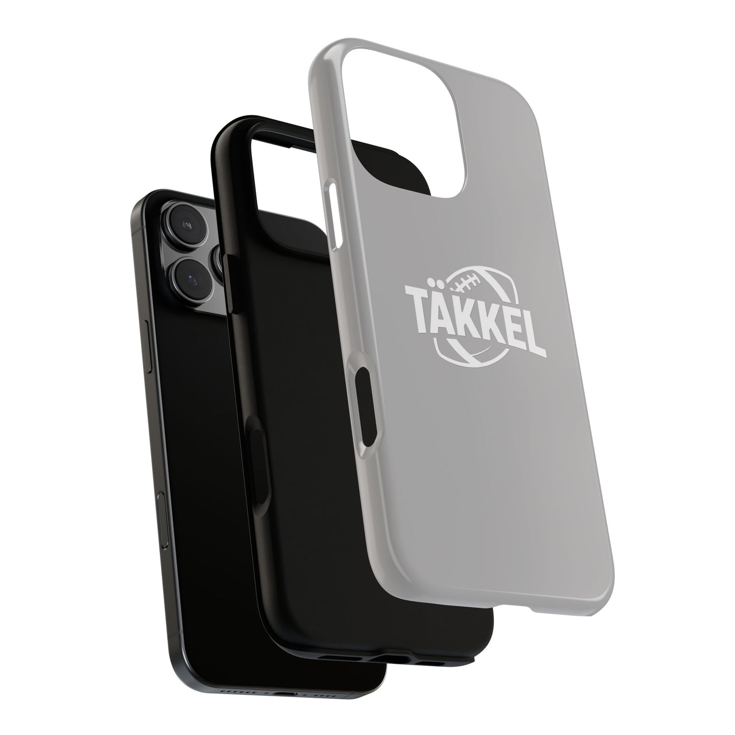 TÄKKEL FOOTBALL Hard Case Grau iPhone