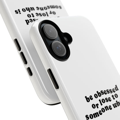 Be Obsessed Hard Case Weiß iPhone