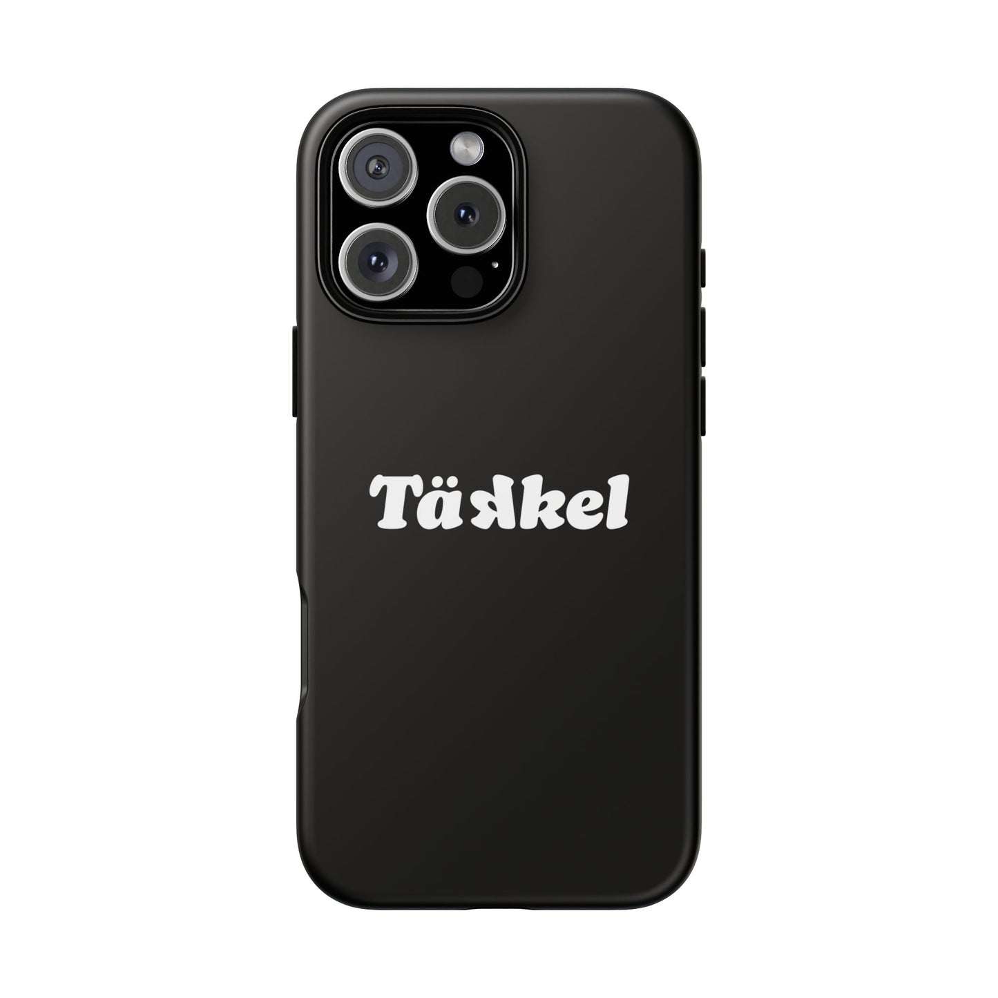 TÄKKEL Classic Hard Case Schwarz iPhone