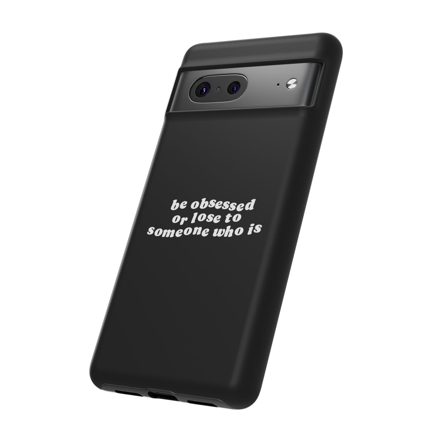 Too Obsessed Hard Case Schwarz Google Pixel