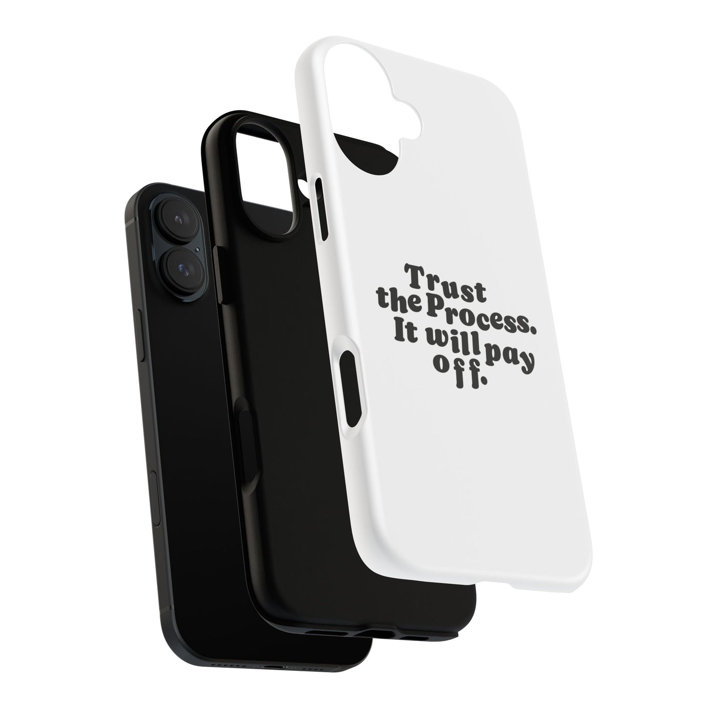 Trust harder Hard Case Weiß iPhone