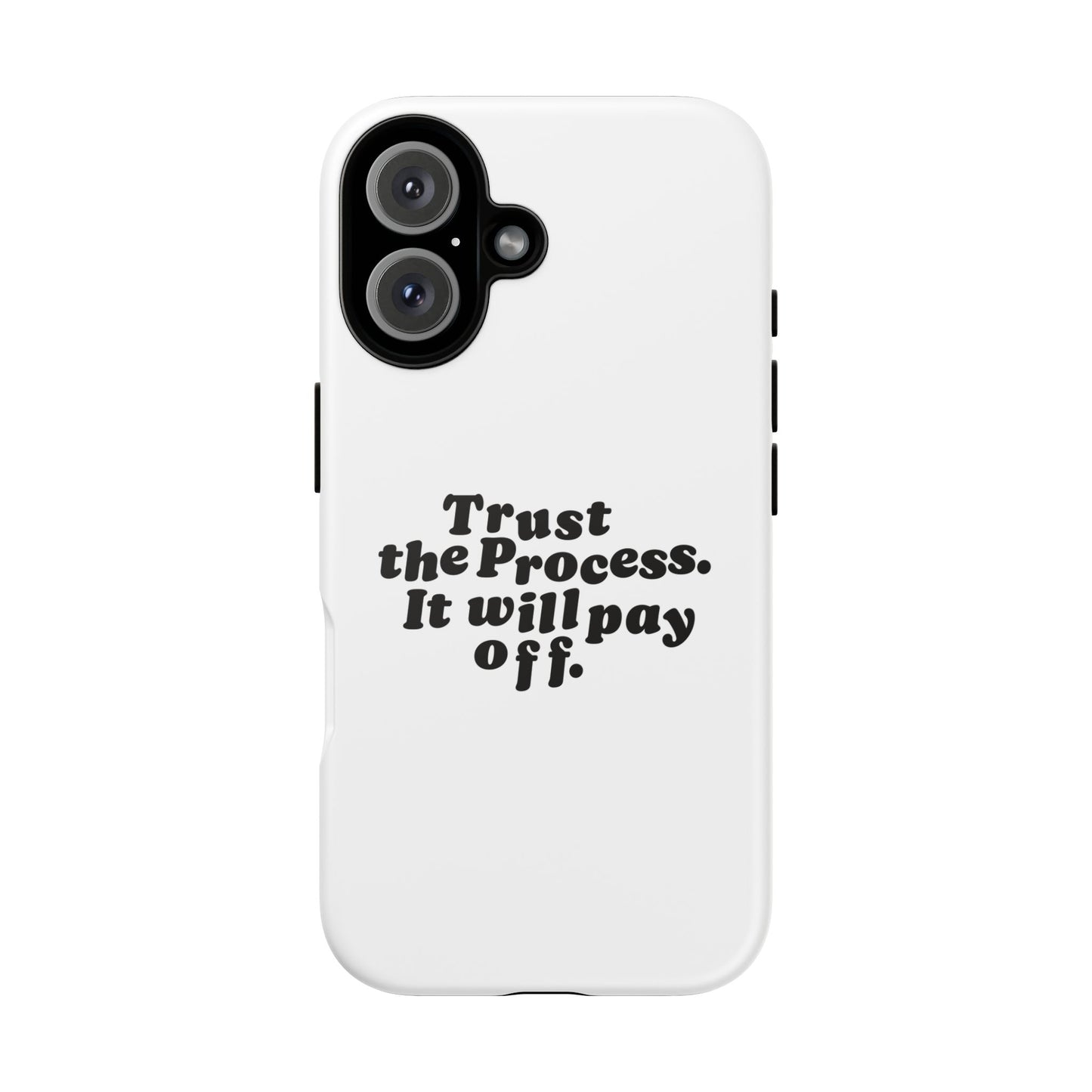 Trust harder Hard Case Weiß iPhone