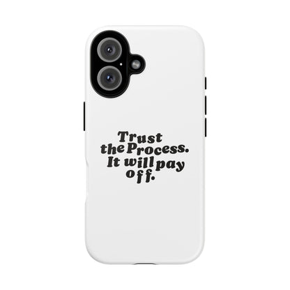 Trust harder Hard Case Weiß iPhone