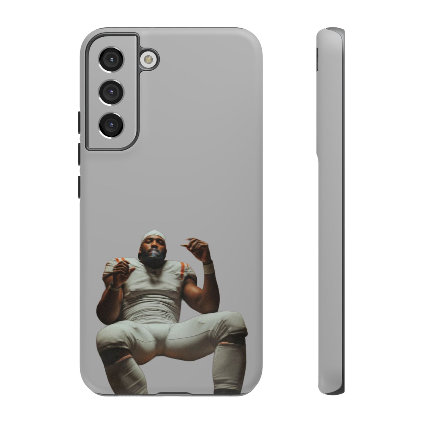 Who´s gonna smoke Hard Case Grau Samsung