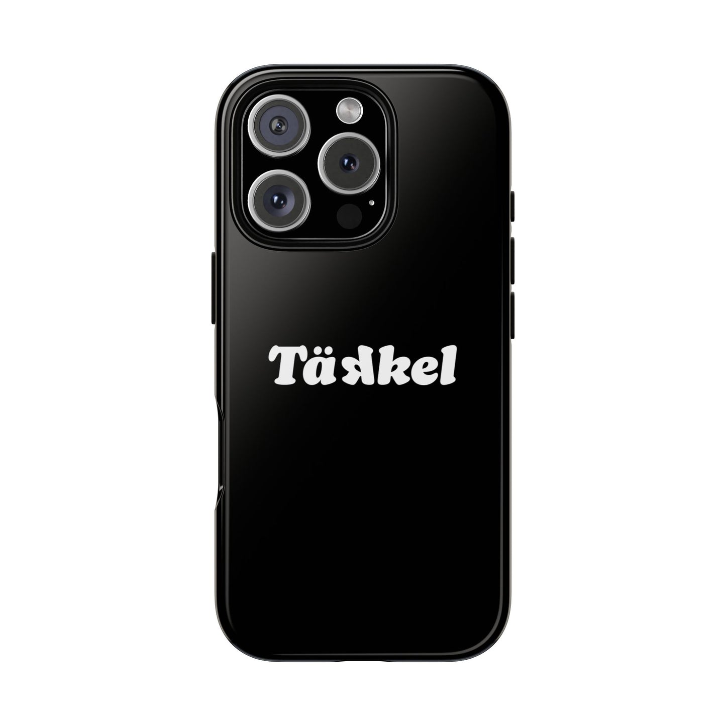 TÄKKEL Classic Hard Case Schwarz iPhone