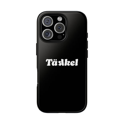 TÄKKEL Classic Hard Case Schwarz iPhone