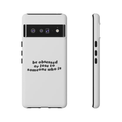 Too Obsessed Hard Case Weiß Google Pixel
