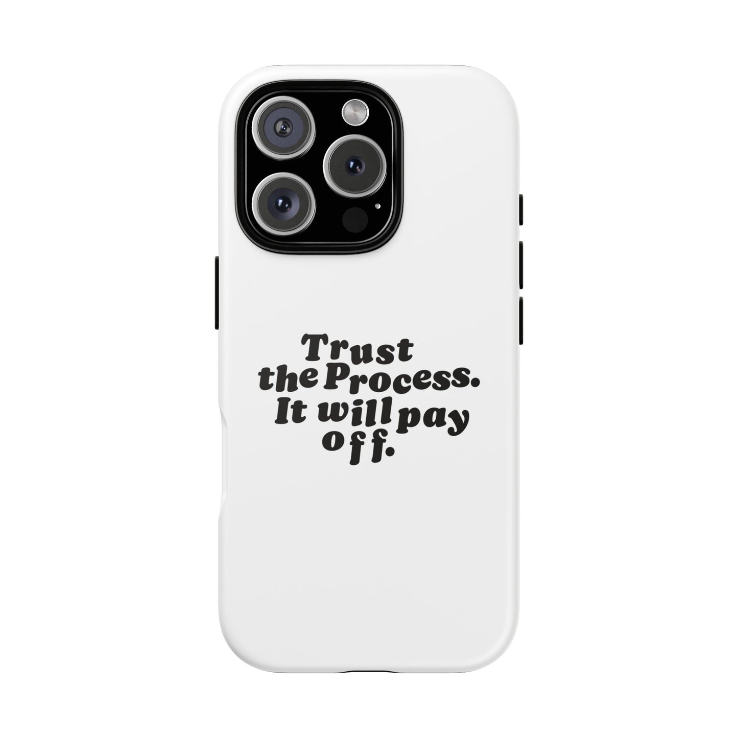 Trust harder Hard Case Weiß iPhone