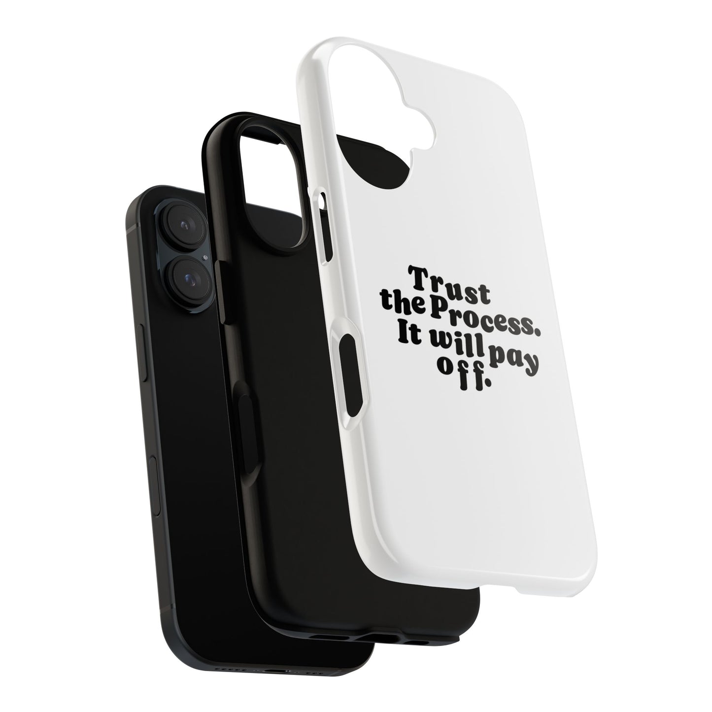 Trust harder Hard Case Weiß iPhone