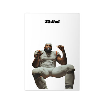 TÄKKEL Poster – Football Player Power Design
