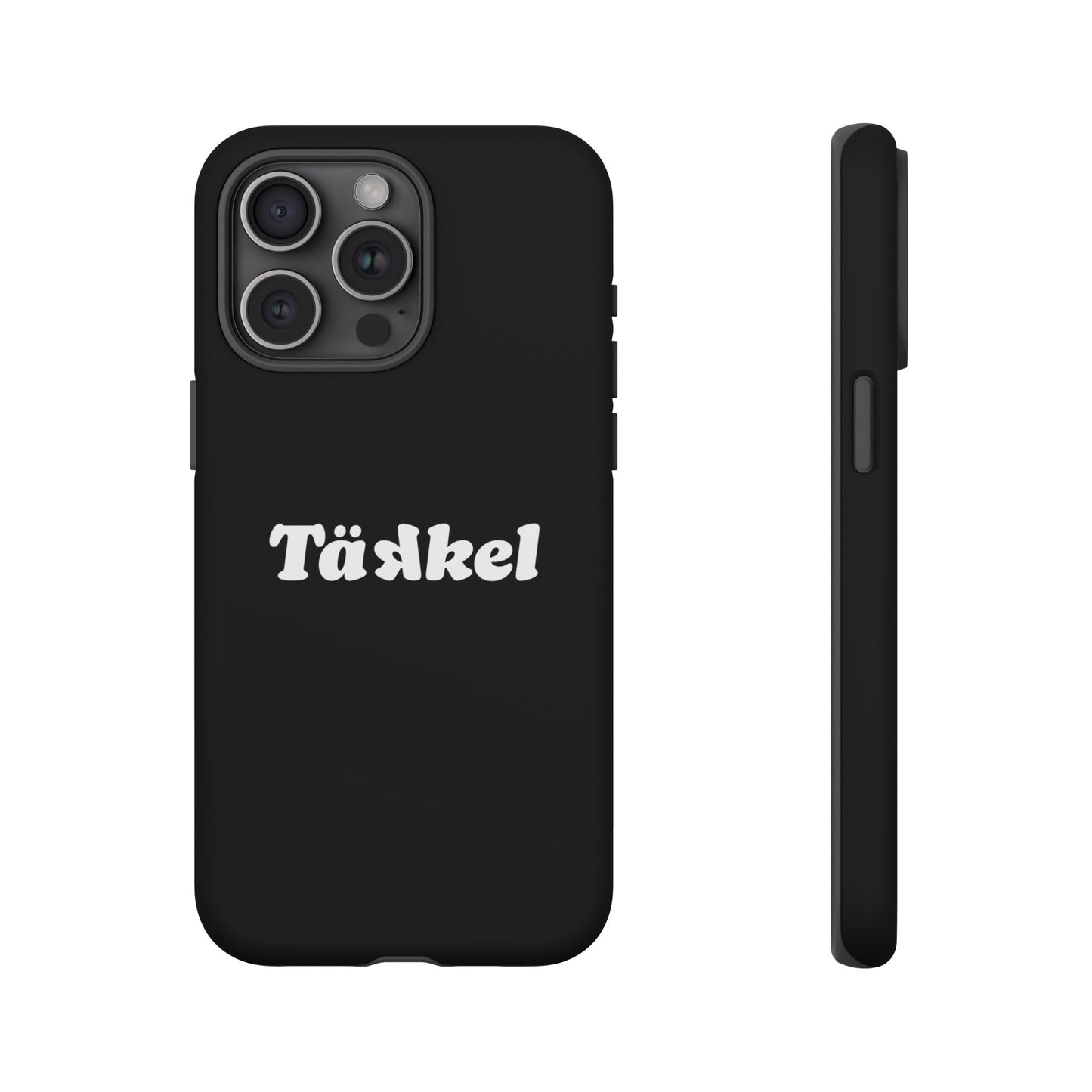 TÄKKEL Classic Hard Case Schwarz iPhone