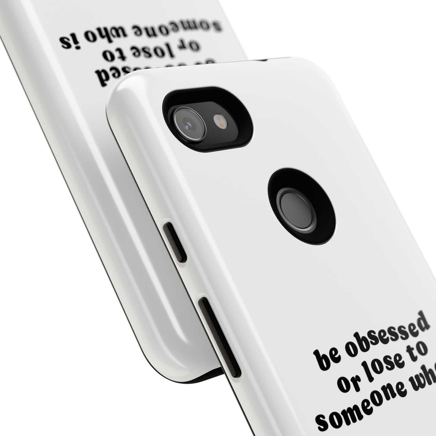 Too Obsessed Hard Case Weiß Google Pixel