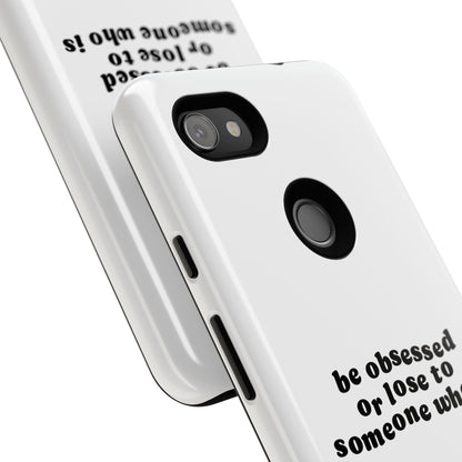 Too Obsessed Hard Case Weiß Google Pixel