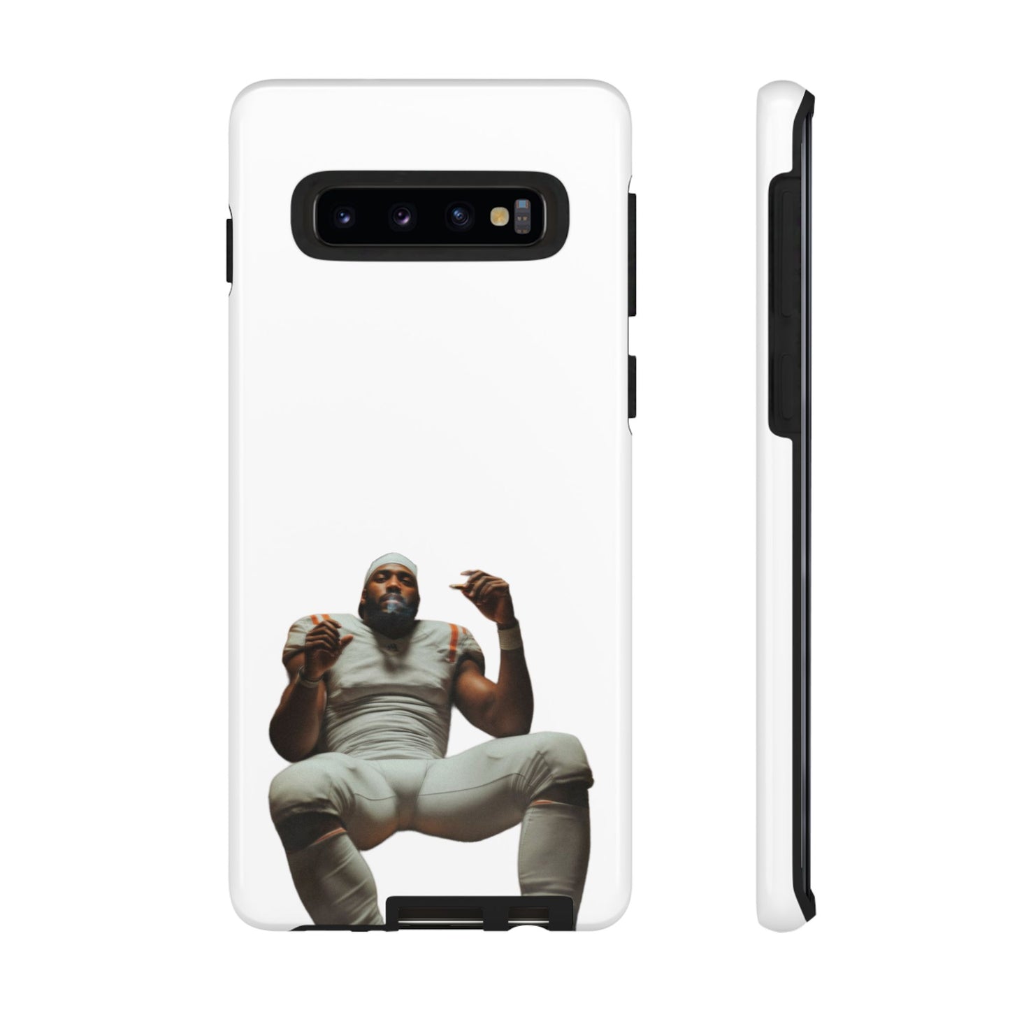 Who´s gonna smoke Hard Case Weiß Samsung