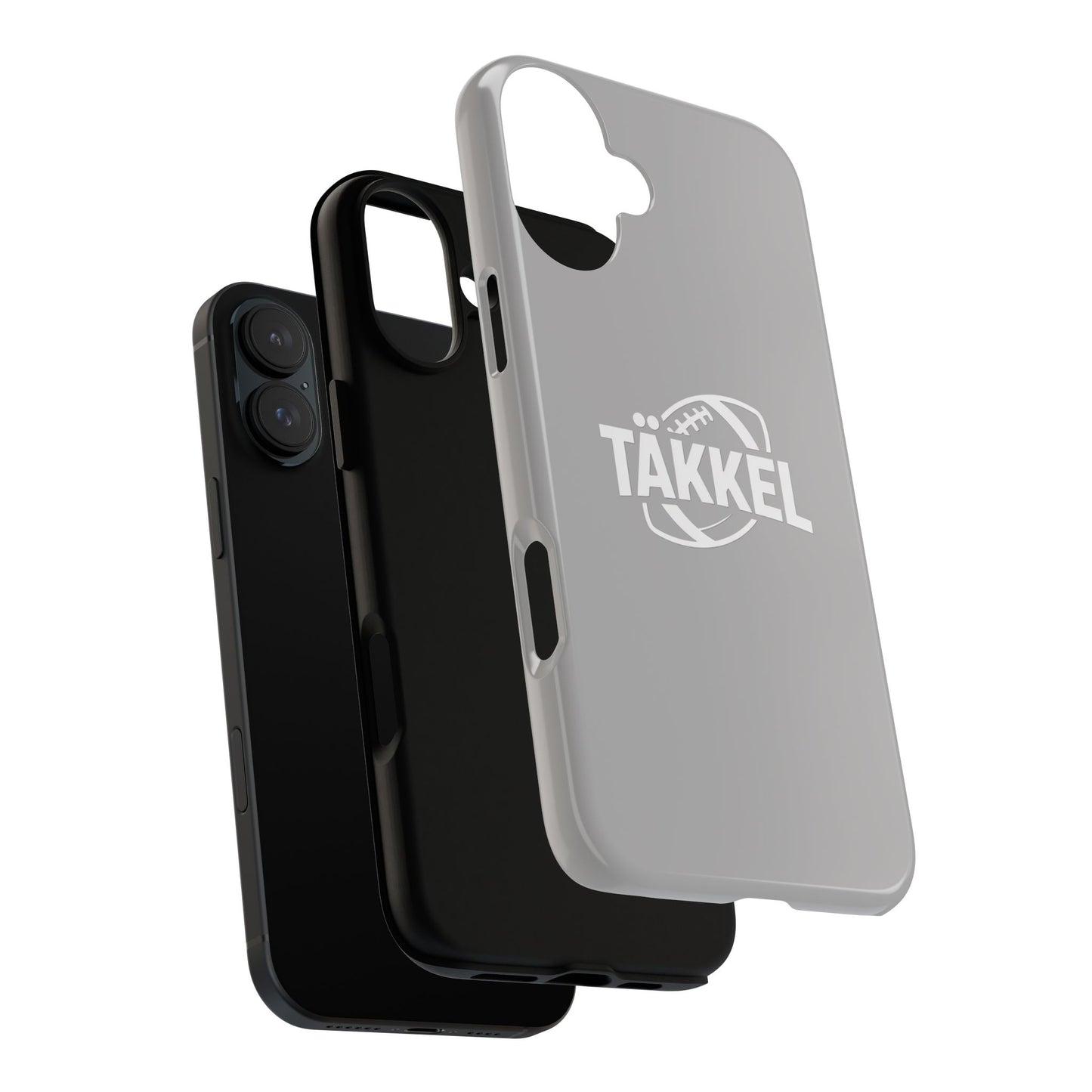 TÄKKEL FOOTBALL Hard Case Grau iPhone