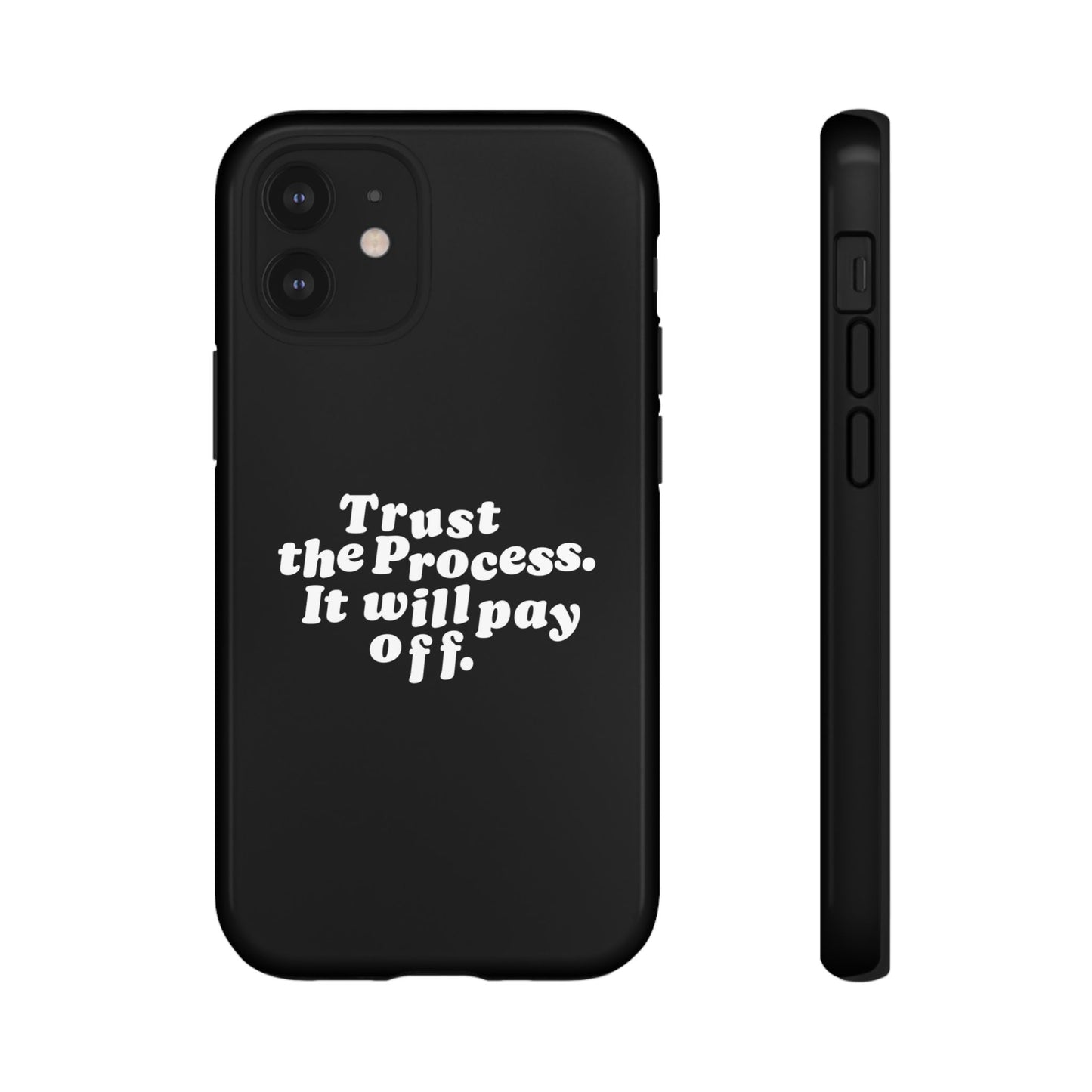 Trust harder Hard Case Schwarz iPhone