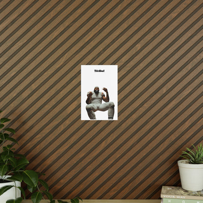 TÄKKEL Poster – Football Player Power Design