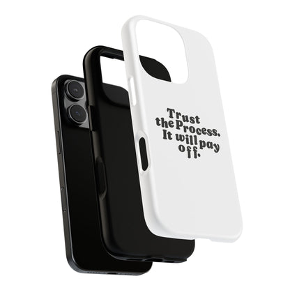 Trust harder Hard Case Weiß iPhone