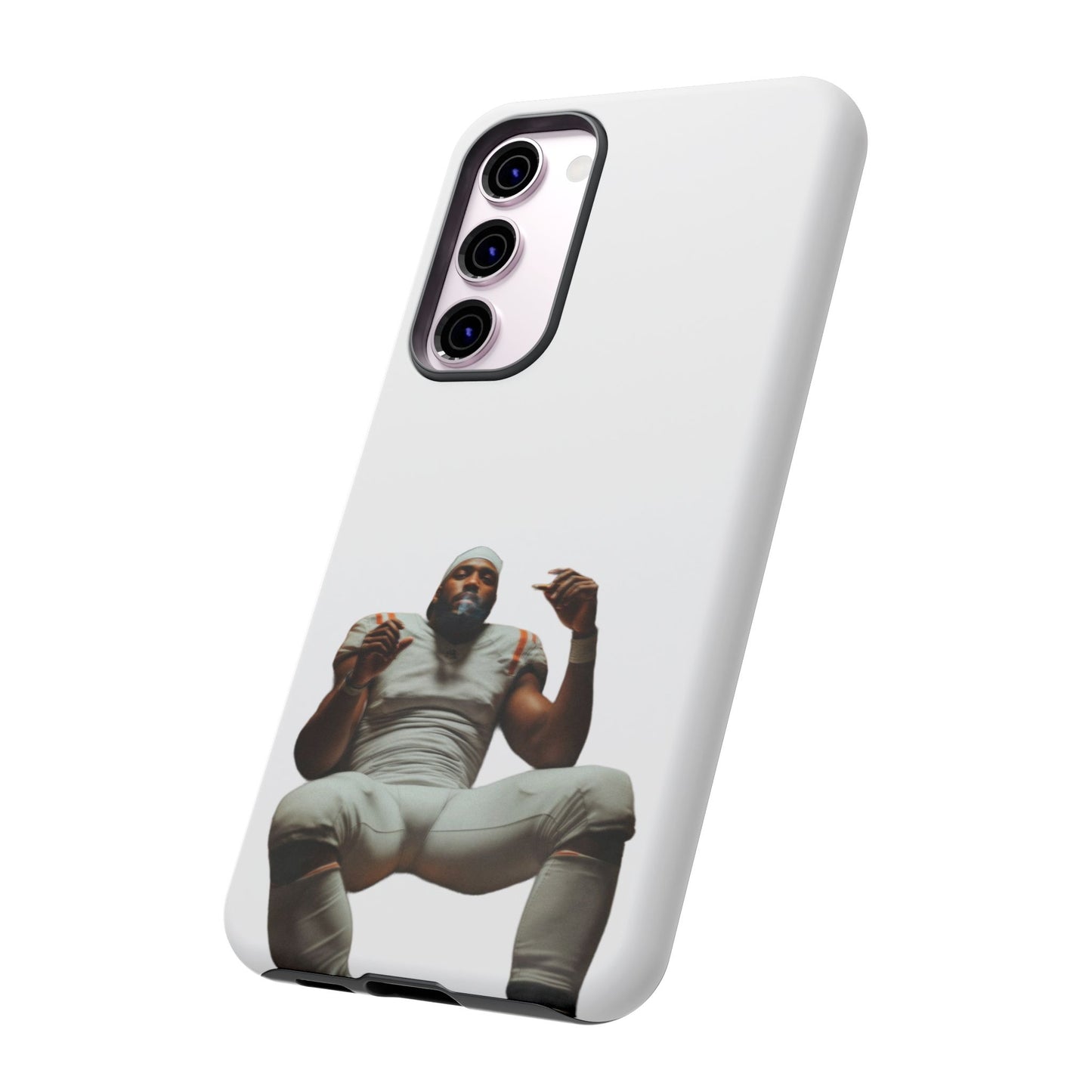 Who´s gonna smoke Hard Case Weiß Samsung