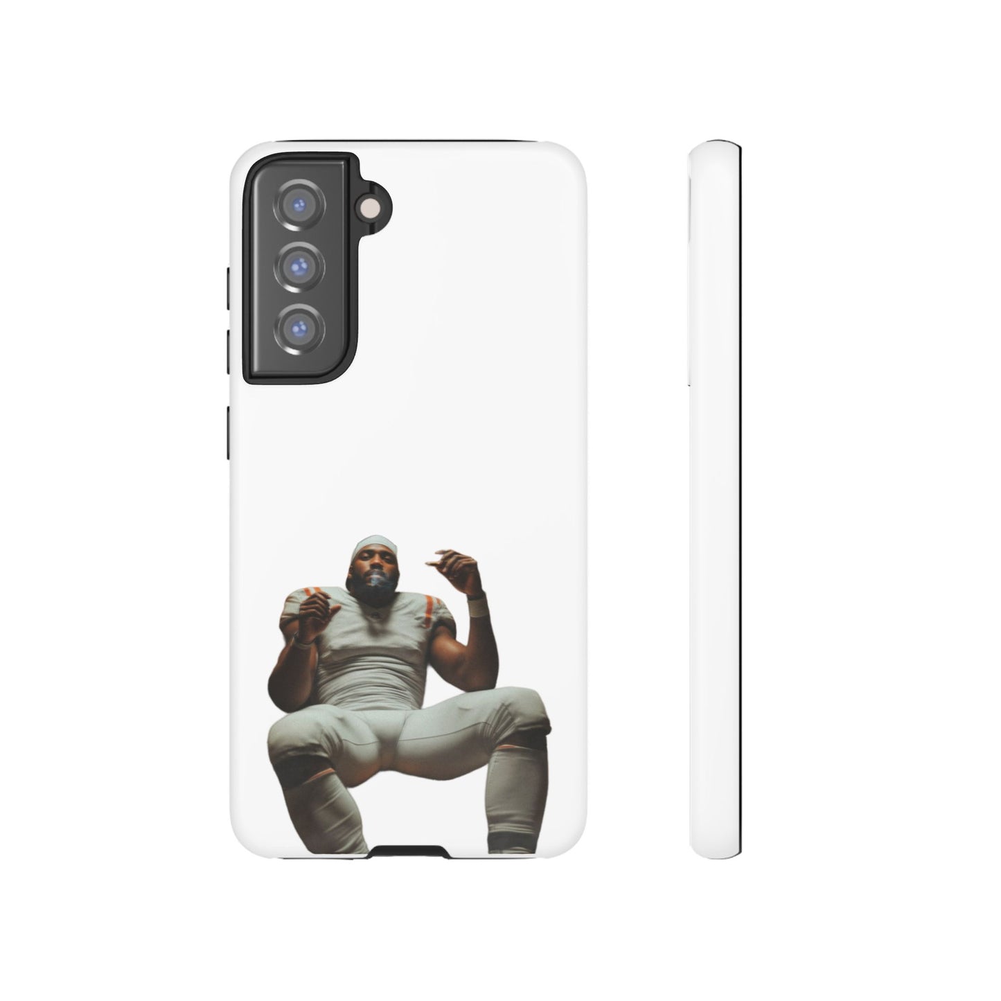 Who´s gonna smoke Hard Case Weiß Samsung