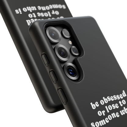 Too Obsessed Hard Case Schwarz Samsung