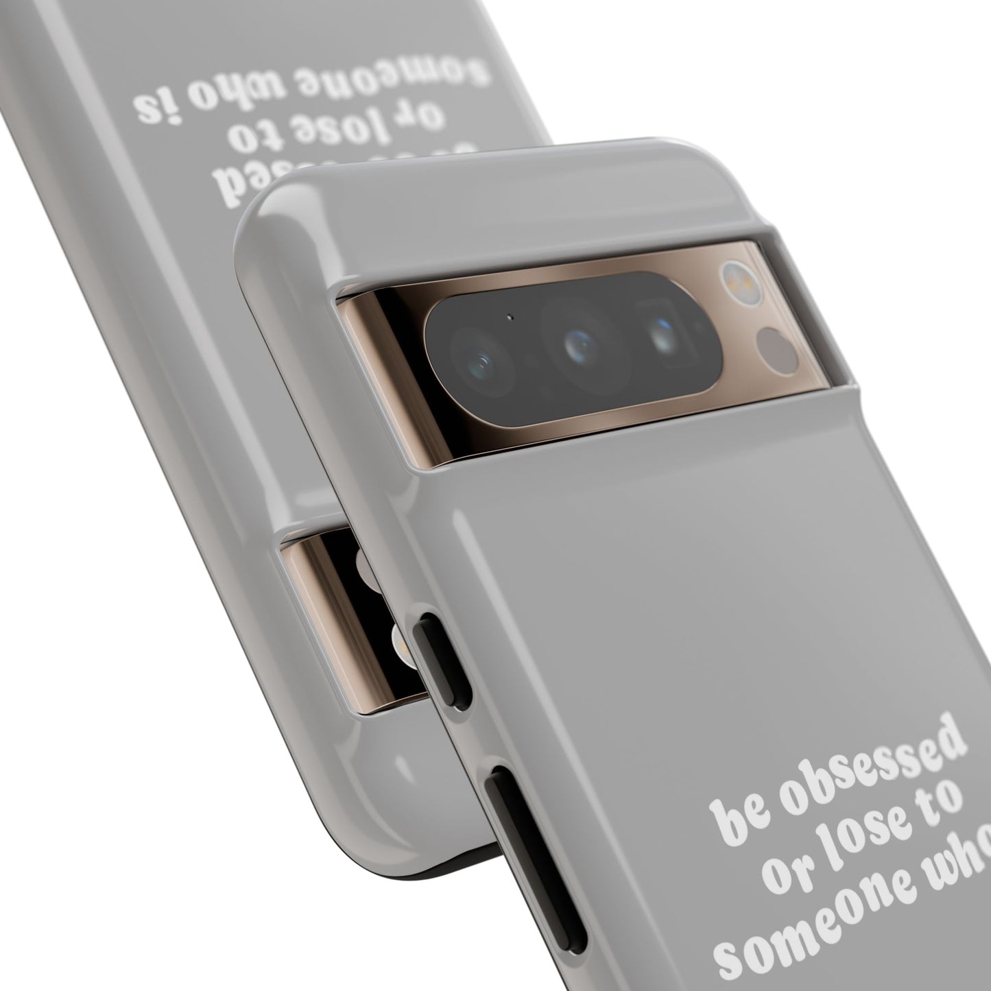 Too Obsessed Hard Case Grau Google Pixel