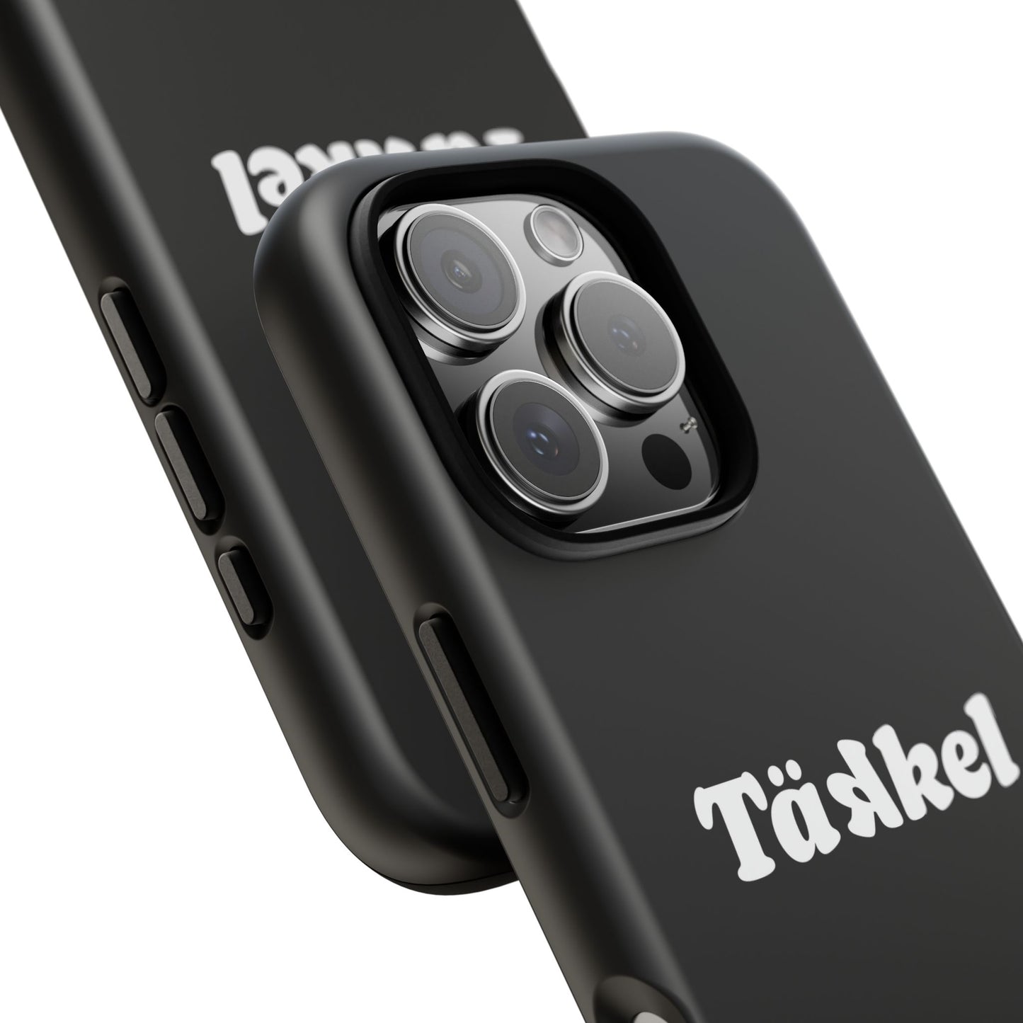 TÄKKEL Classic Hard Case Schwarz iPhone
