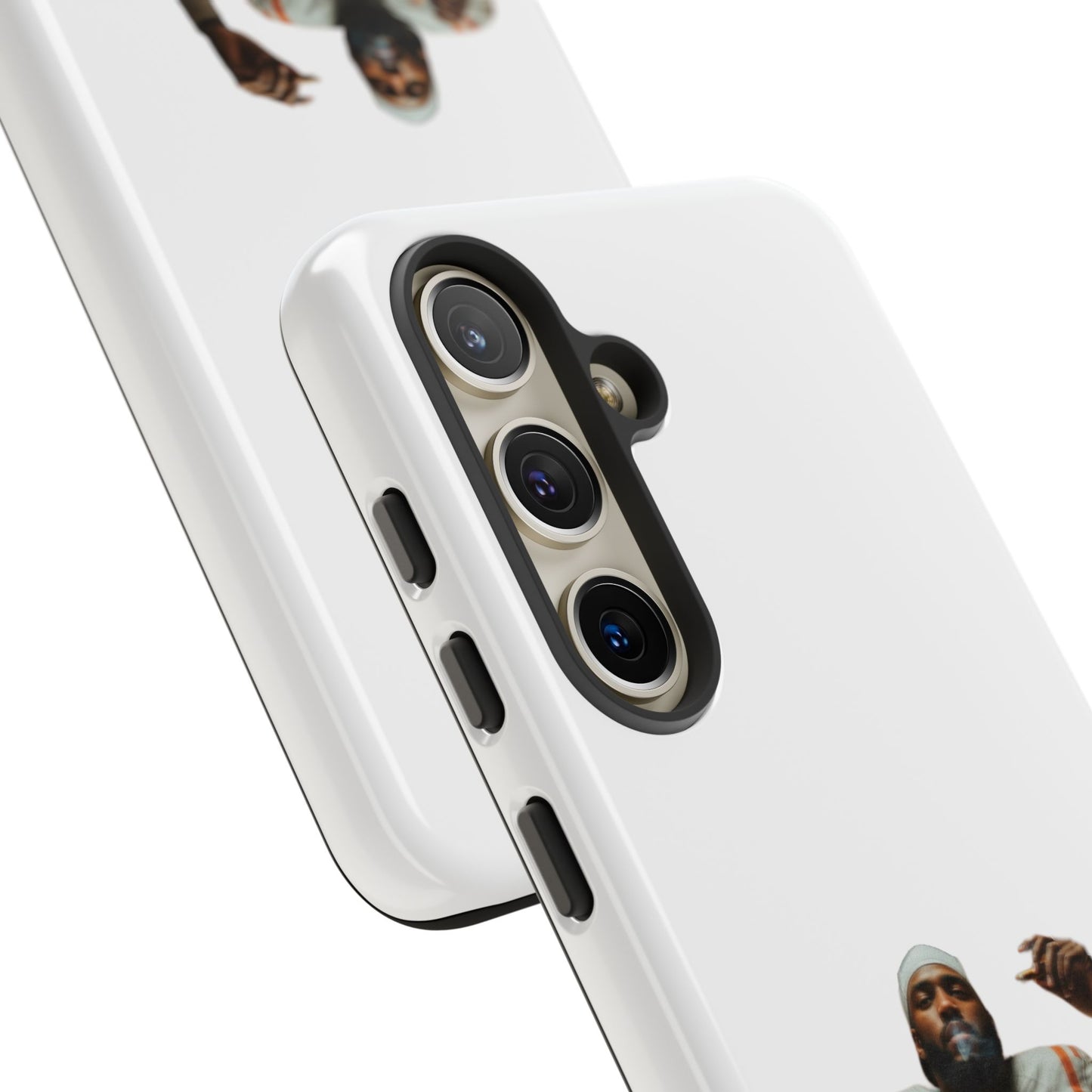 Who´s gonna smoke Hard Case Weiß Samsung