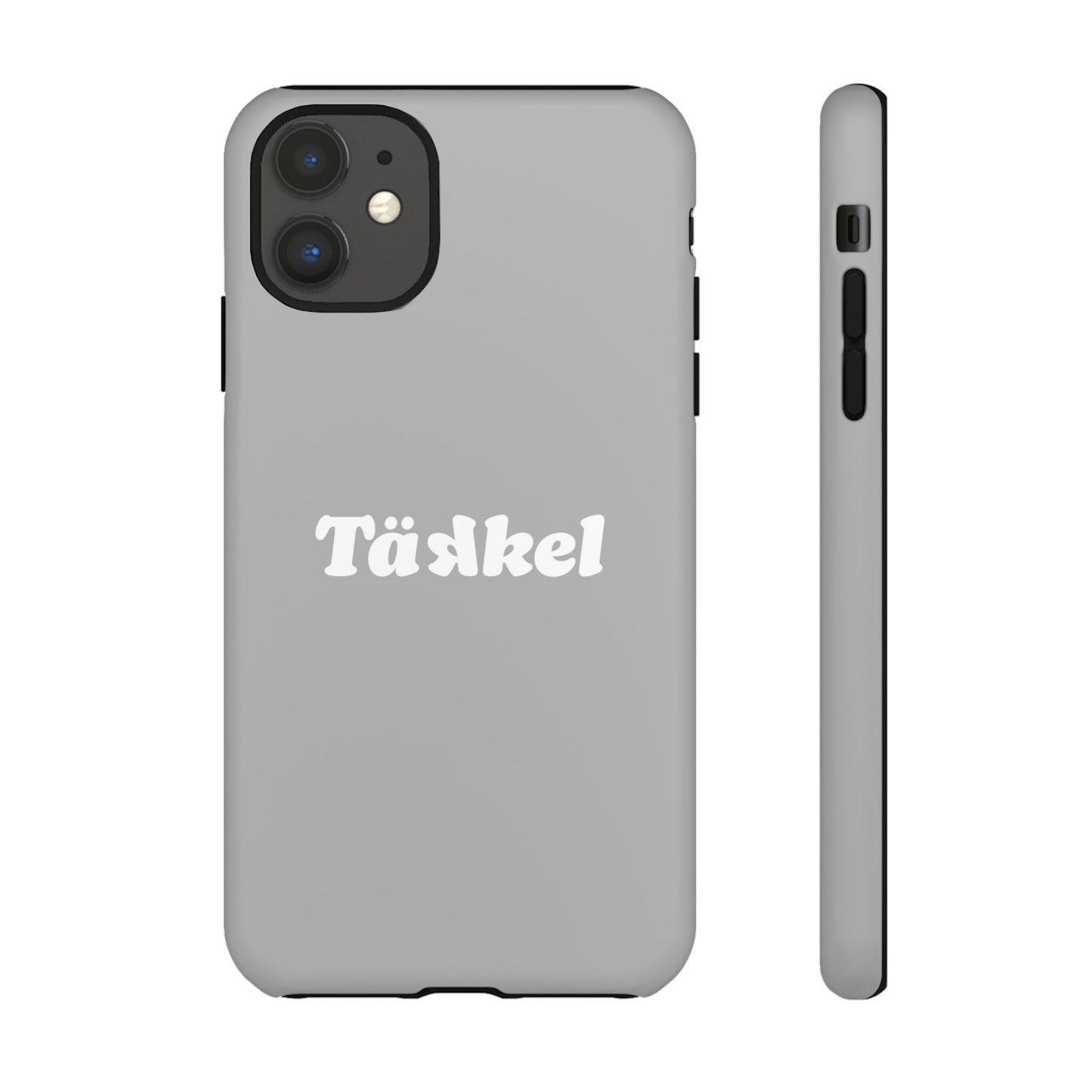 TÄKKEL Classic Hard Case Grau iPhone