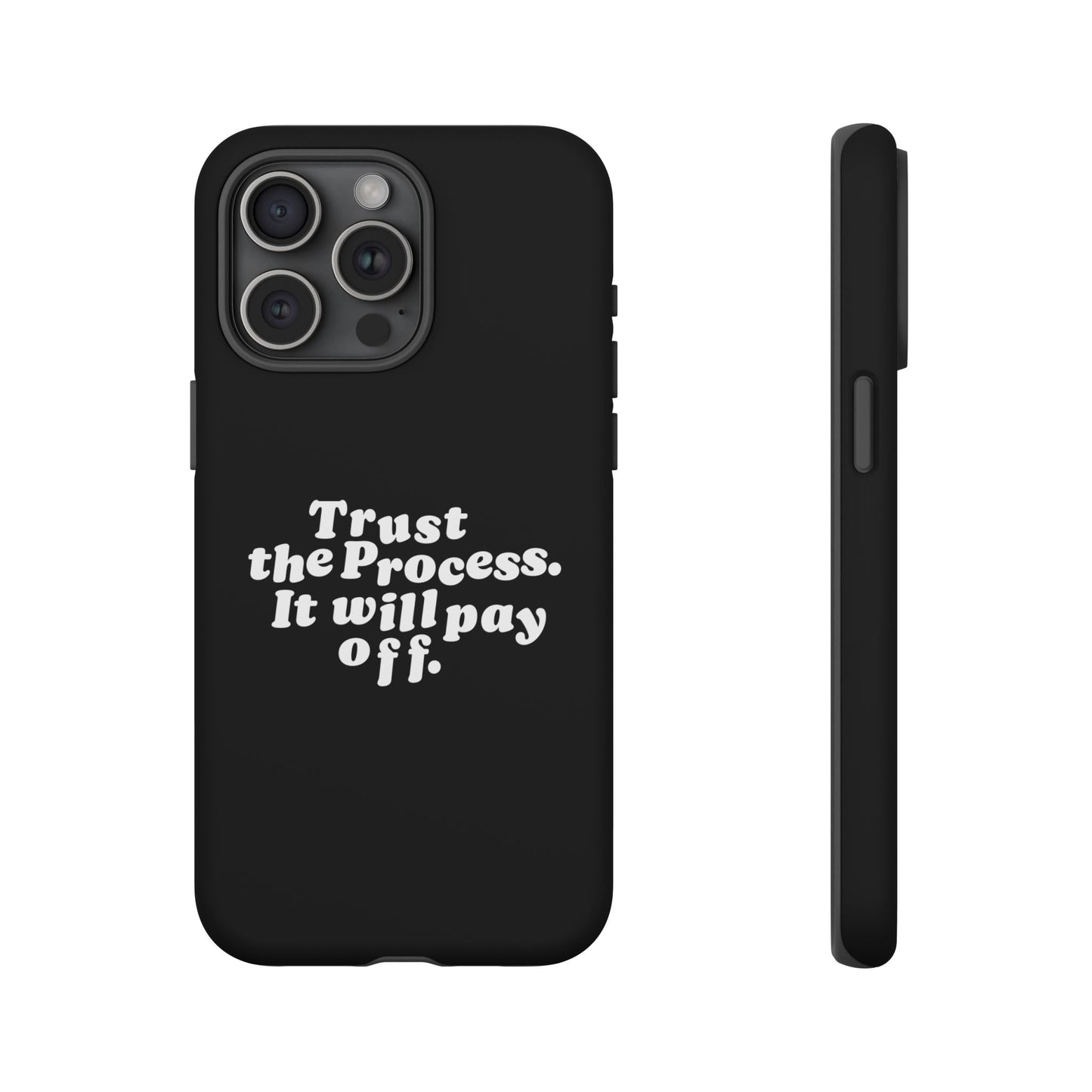 Trust harder Hard Case Schwarz iPhone