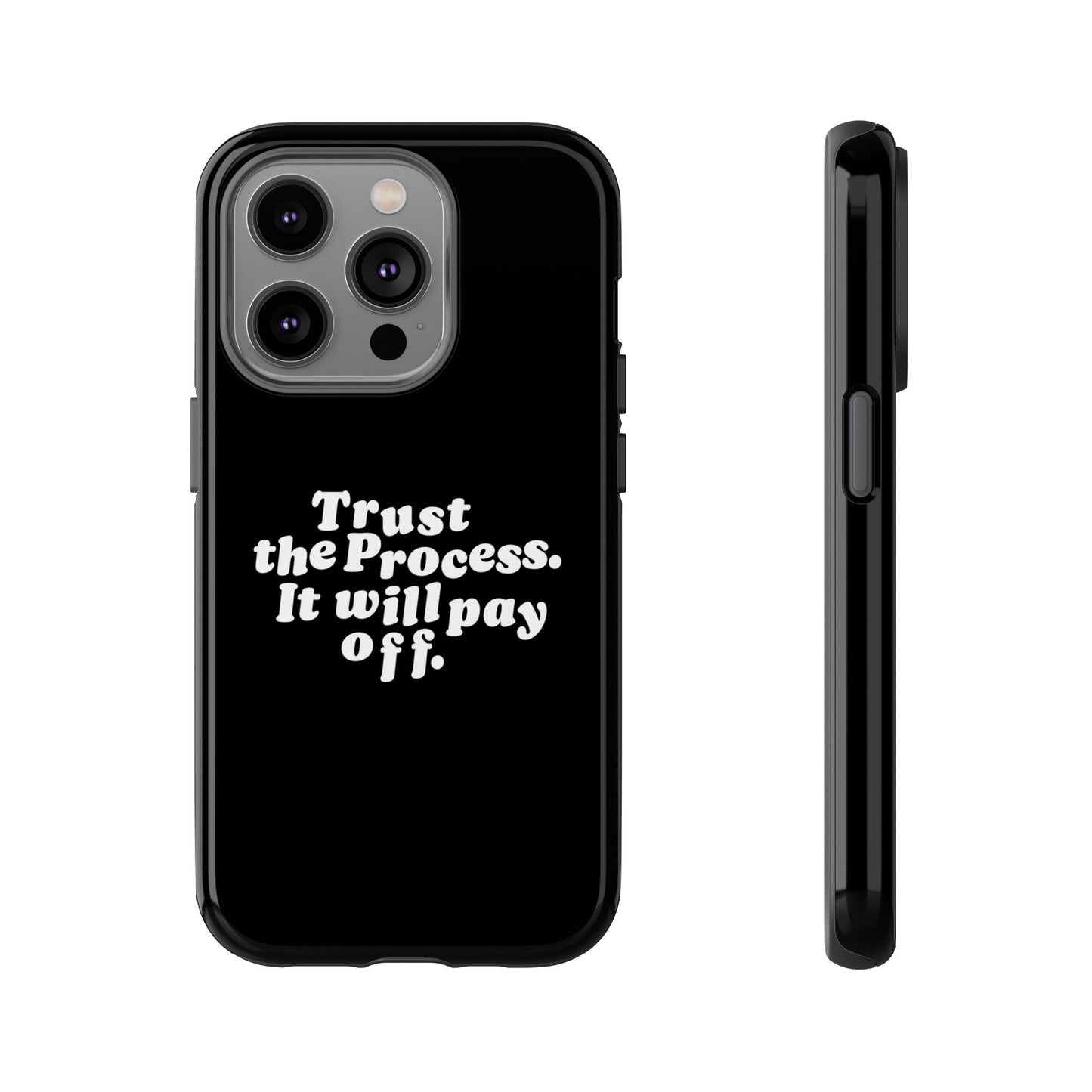 Trust harder Hard Case Schwarz iPhone