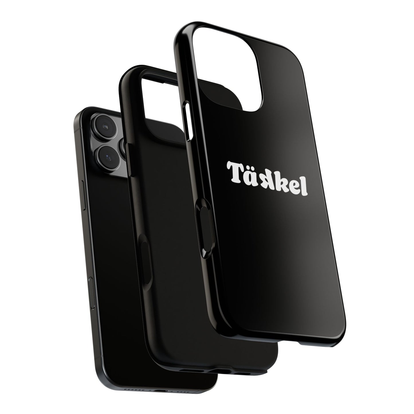 TÄKKEL Classic Hard Case Schwarz iPhone