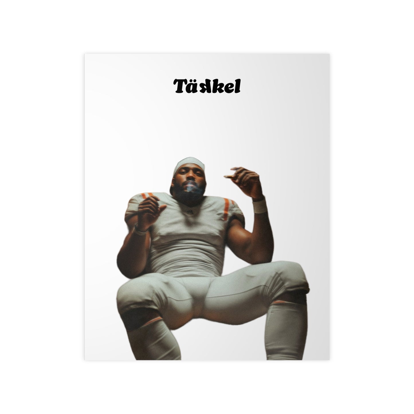 TÄKKEL Poster – Football Player Power Design