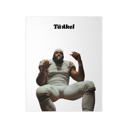 TÄKKEL Poster – Football Player Power Design
