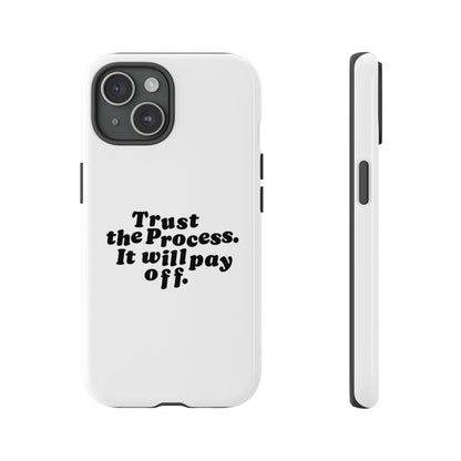 Trust harder Hard Case Weiß iPhone
