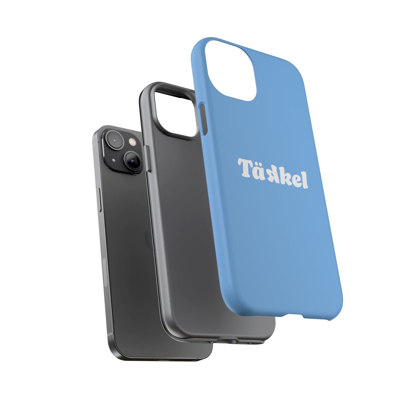 TÄKKEL Classic Hard Case Babyblau iPhone