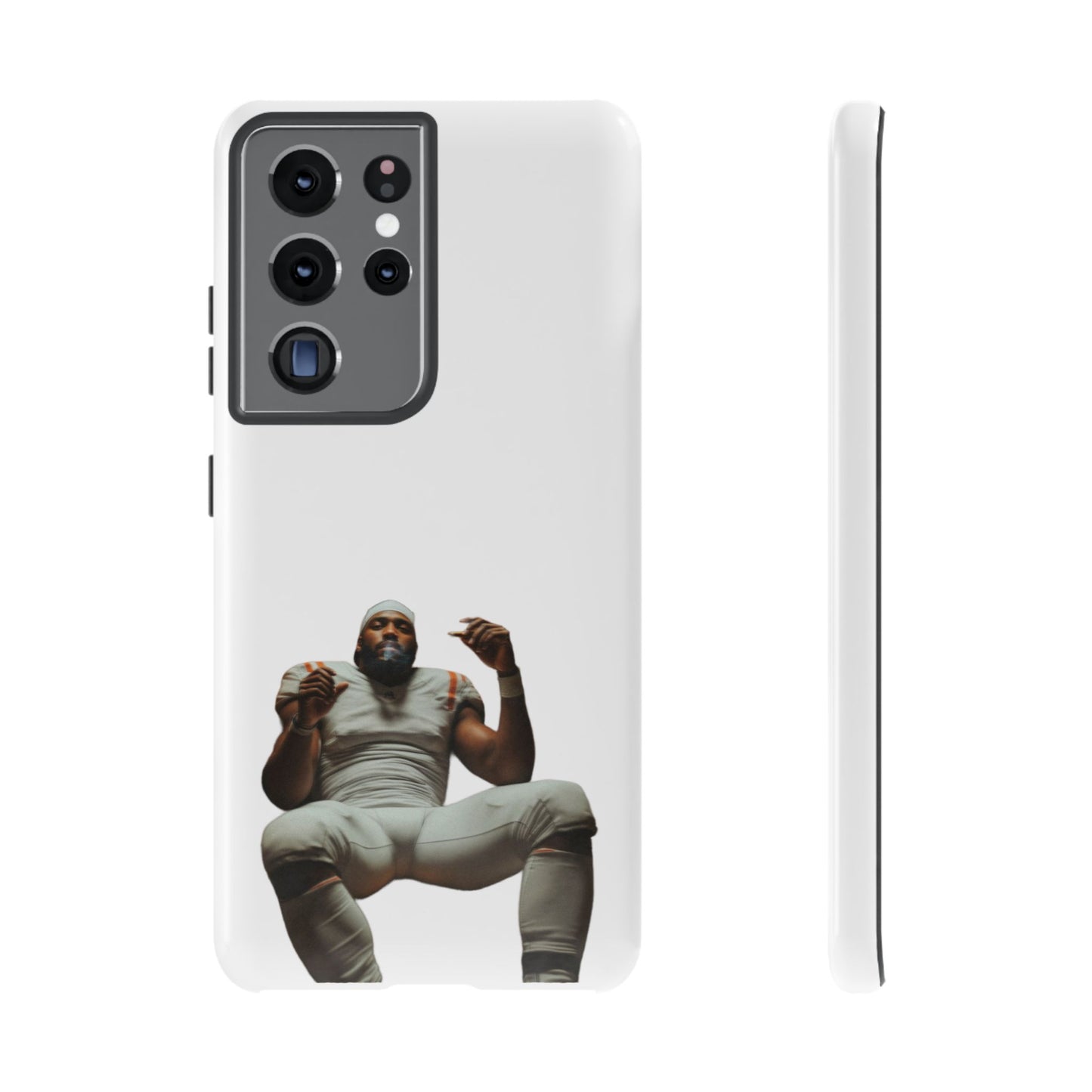 Who´s gonna smoke Hard Case Weiß Samsung